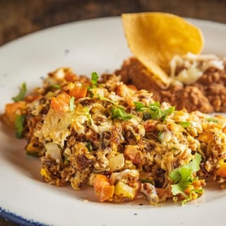 Machacado con Huevo a la Mexicana