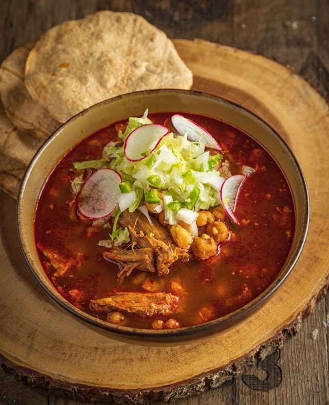 Pozole Rojo.