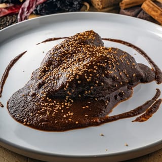 Pollo en Mole Negro Oaxaqueno